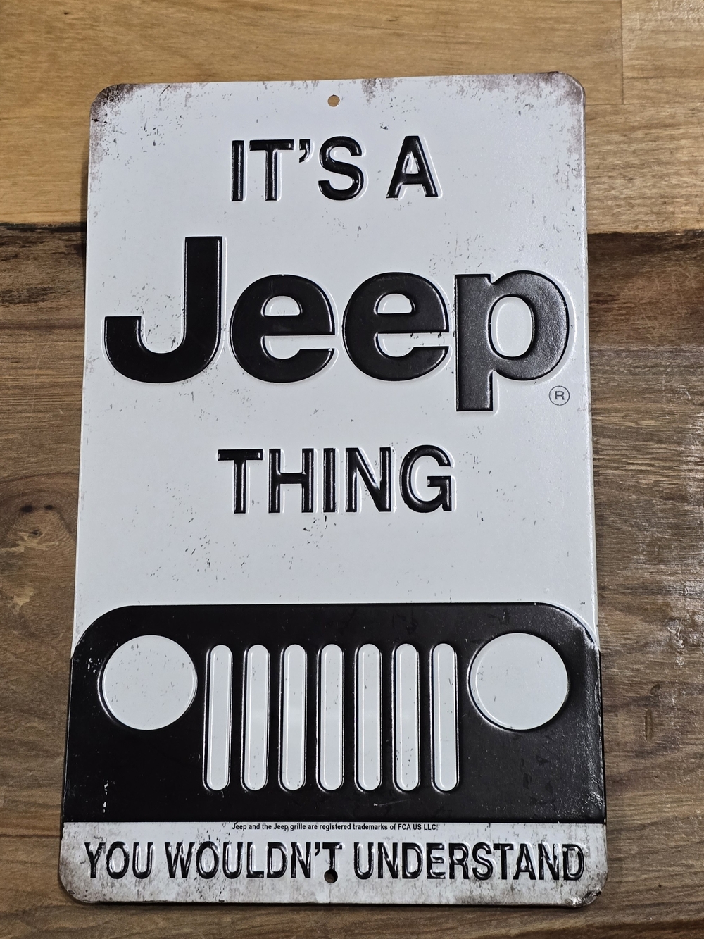 Jeep Licensed Open Road Brands Jeep Grille "It's a Jeep Thing" Embossed 10x6